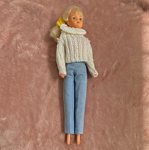 Blonde straight hair - , vintage
