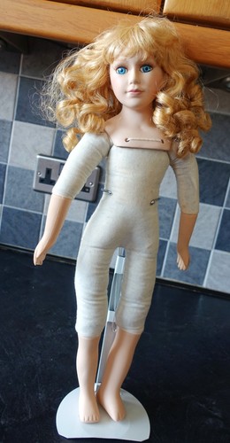Porcelain doll - porcelain,