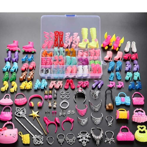 70pcs items for barbie doll - 70pcs,